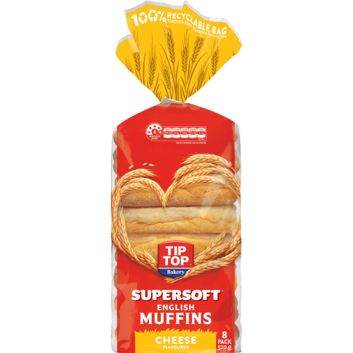 Tip Top Supersoft Cheese Muffins