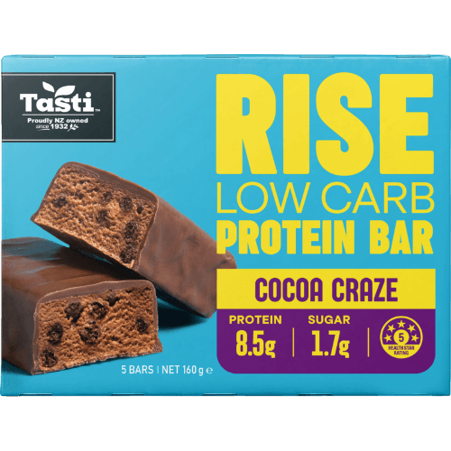 Tasti Rise Cocoa Craze Low Carb Protein Bar
