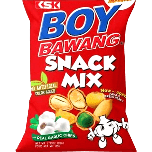 Boy Bawang Snack Mix with Real Garlic Chips