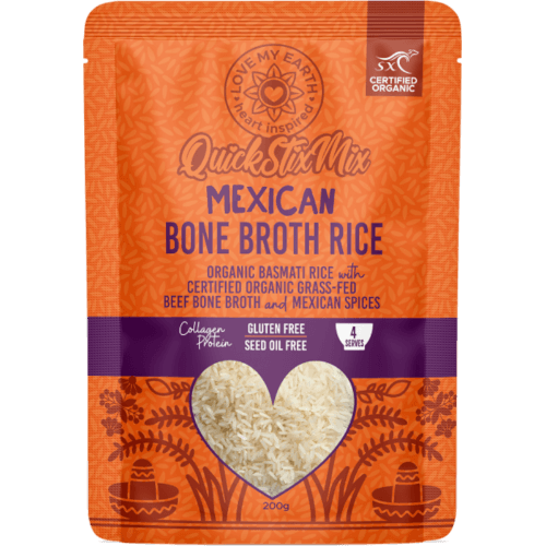 Love My Earth Quick Stix Mix Mexican Bone Broth Rice