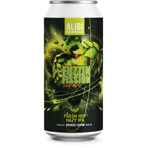 Alibi Fuzzin Fission Fresh Hop Hazy IPA
