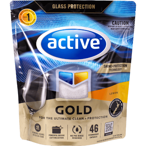 Active Gold Lemon Dishwash Tablets