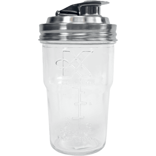 Kates Glass Jar with Stainless Steel Lid