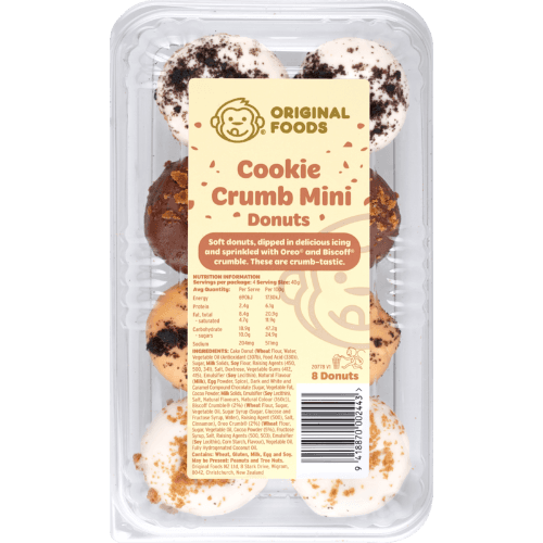 Original Foods Cookie Crumb Mini Donut
