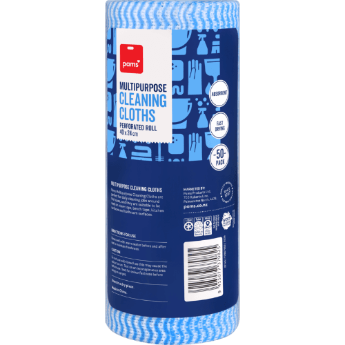 Pams Multi Purpose Cleaning Cloths Perforated Roll