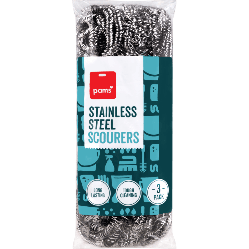 Pams Stainless Steel Scourers