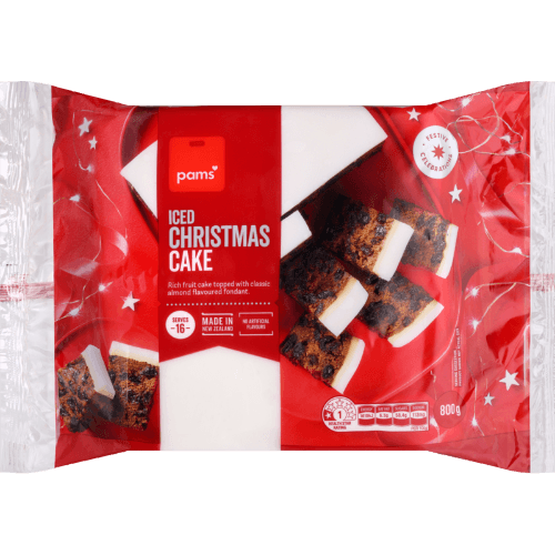 Pams Iced Christmas Cake