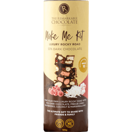 The Remarkable Chocolate Co Luxury Rocky Road 53% Dark Chocolate Make Me Kit