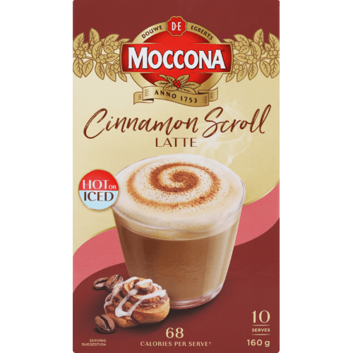 Moccona Cinnamon Scroll Latte Coffee Sachets