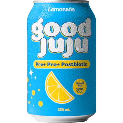 Good Juju Pre+ Pro+ Postbiotic Lemonade Soda