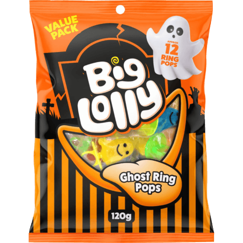 Big Lolly Ghost Ring Pops