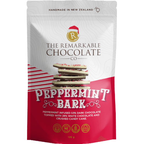 The Remarkable Chocolate Co Double Choc Candy Cane Peppermint Bark