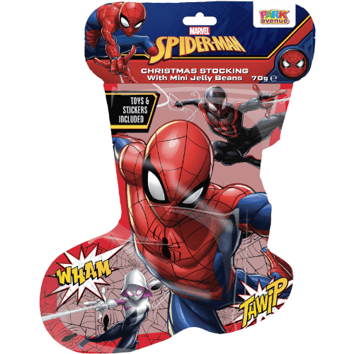 PARK AVE Spiderman Christmas Stocking