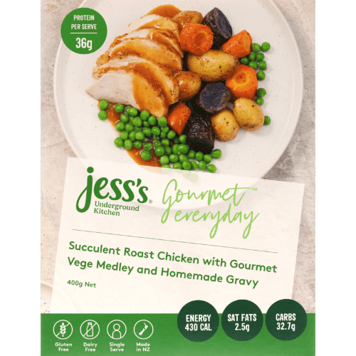 JUK Succulent Roast Chicken With Roast Vege Medley