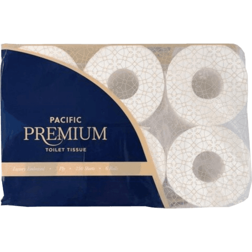 Pacific Hygiene 3ply 6 Pack Toilet Tissue