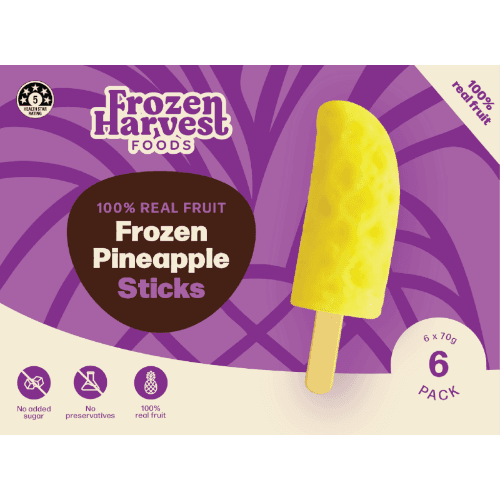 Frozen Harvest Frozen Pineapple Fruit Sticks