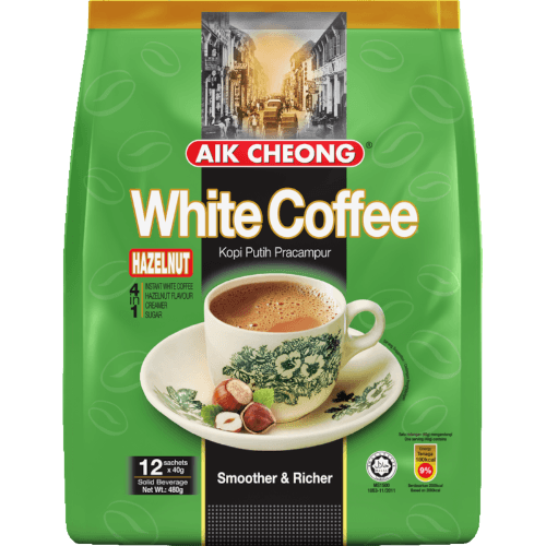 Aik Cheong Hazelnut White Coffee Sachets