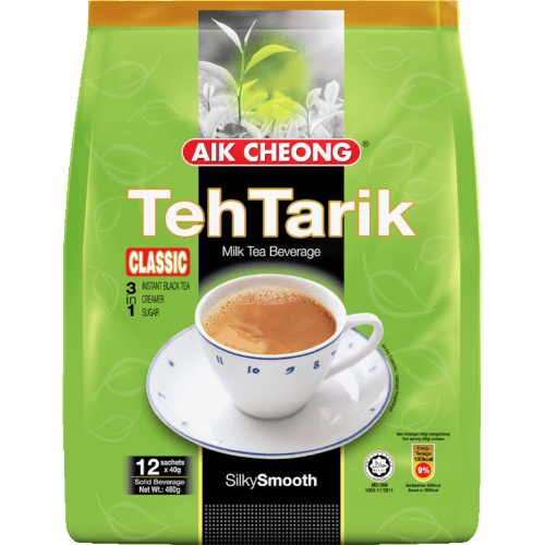 Aik Cheong Classic Teh Tarik (Milk Tea) Sachets
