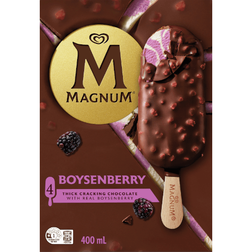 Magnum Boysenberry Ice Creams