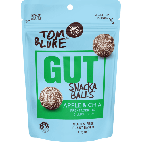 Tom & Luke Gut Apple & Chia Snackaballs