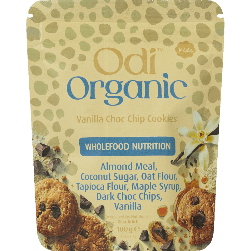 Odi Organic Vanilla Choc Chip Cookies