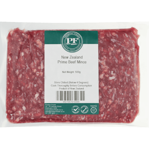 Prestons Mince New Zealand Prime Beef