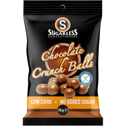 Sugarless Confectionery Crunch Balls Chocolate Confectionery