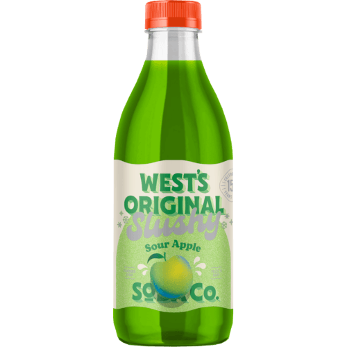 Wests Sour Apple Slushy Syrup