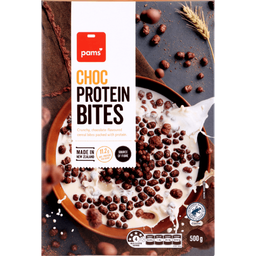 Pams Choc Protein Bites Breakfast Cereal