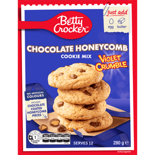 Betty Crocker Violet Crumble Chocolate Honeycomb Cookie Mix