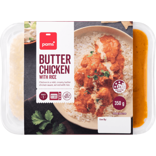 Pams Butter Chicken With Rice