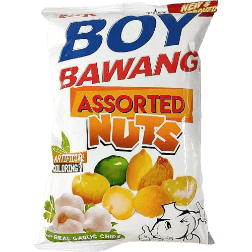Boy Bawang Assorted Nuts with Real Garlic Chips