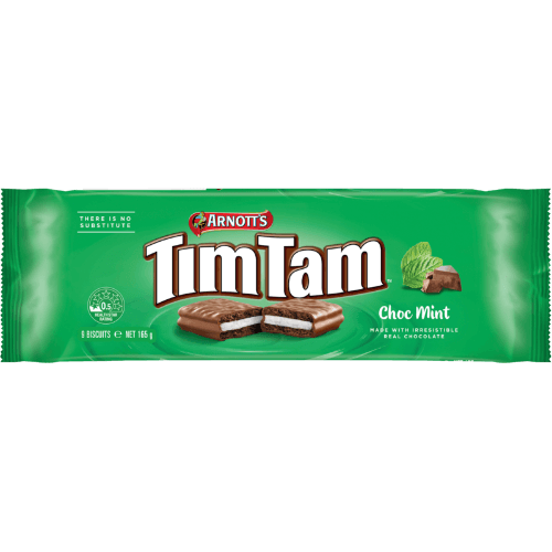 Arnott's Tim Tam Choc Mint Biscuits