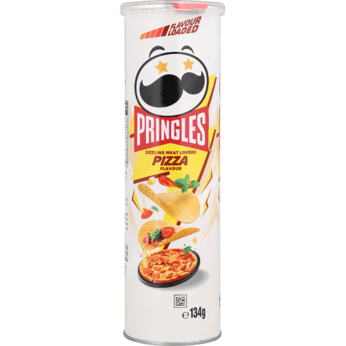 Pringles Sizzling Meat Lovers Pizza Potato Chips