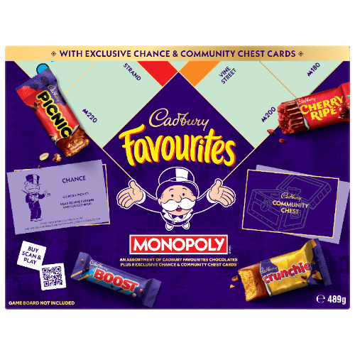 Cadbury Favourites Monopoly Game Chocolate Box