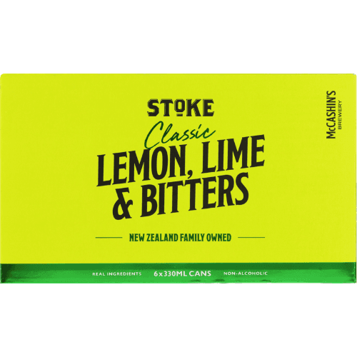 Stoke Classic Lemon Lime & Bitters Soft Drink
