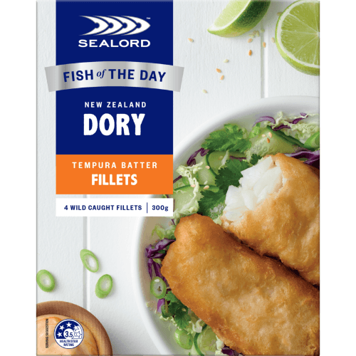 Sealord Dory Tempura Batter Fish Fillets