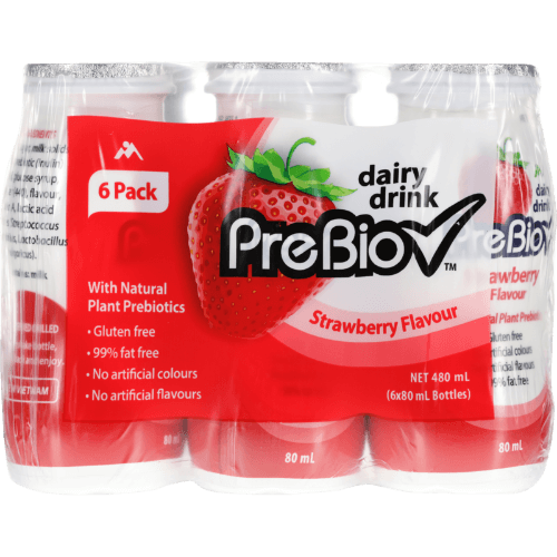 Prebio Tick Strawberry Flavour Prebiotic Dairy Drink