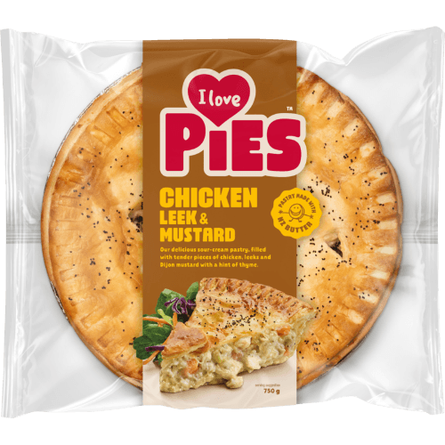 I Love Pies Chicken Leek & Mustard Pie