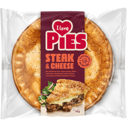 I Love Pies Steak & Cheese Pie