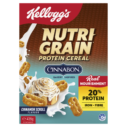 Kellogg's Nutri-Grain Cinnabon Bakery Inspired Cereal