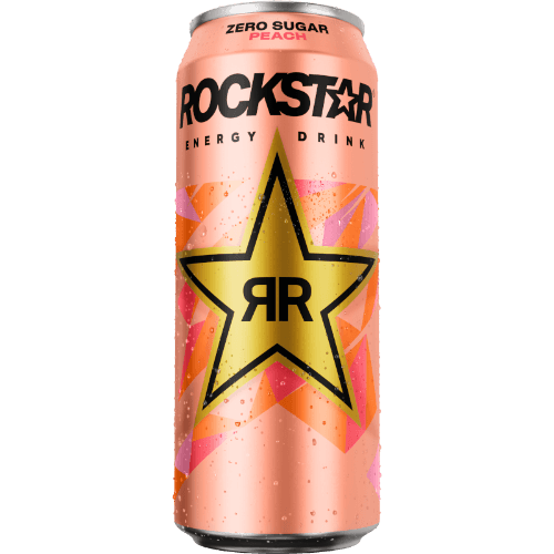 Rockstar Zero Sugar Peach Energy Drink