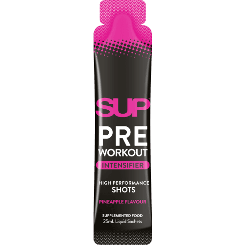 SUP Pineapple Flavour Pre Workout Intensifier Shot Sachet