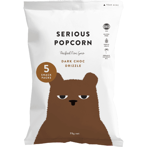 Serious Popcorn Dark Choc Drizzle Popcorn