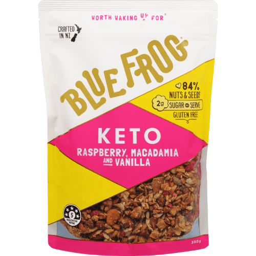 Blue Frog Raspberry Macadamia & Vanilla Keto Cereal