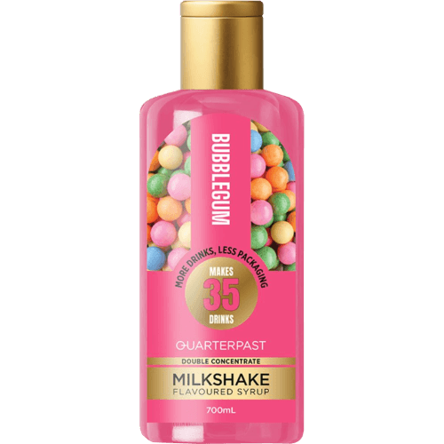 Quarterpast Bubblegum Milkshake Syrup