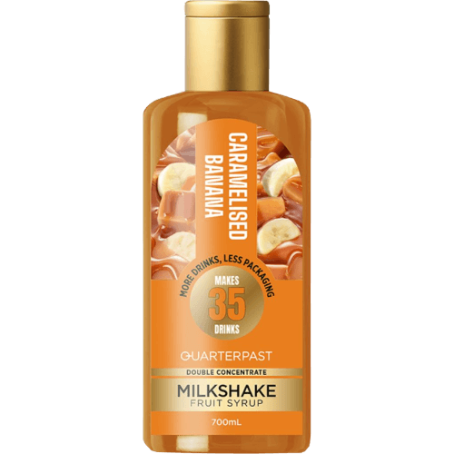 Quarterpast Caramelised Banana Shake Milkshake Syrup