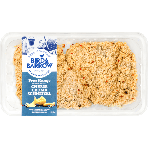 Bird & Barrow Free Range Cheese Crumb Chicken Schnitzel