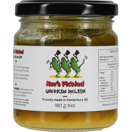 Kevs Pickled Gherkin Relish