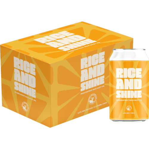 Mount Brewing Co Rice & Shine Passionfruit Rice Hazy Pale Ale